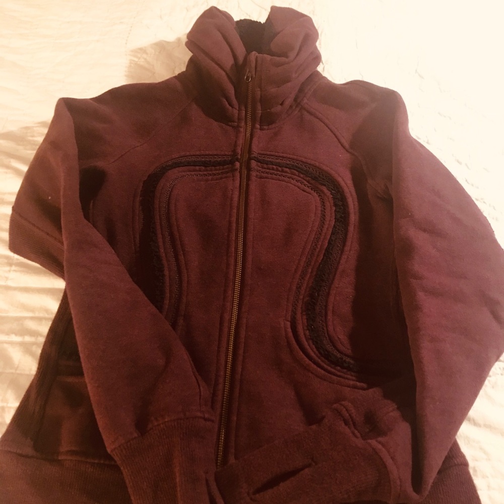 Lululemon cuddle up Sherpa jacket sweatshirt sz 4 - Picture 3 of 8
